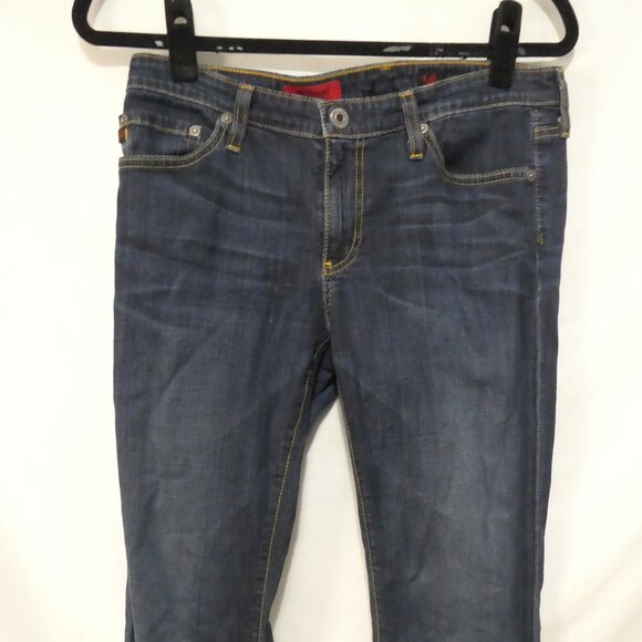 AG - ADRIANO GOLDSCHMIED - The Angel | 29R | Dark Wash Blue Straight Leg Jeans - Picture 6 of 16